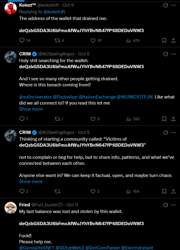 Transaction detail for victim 5